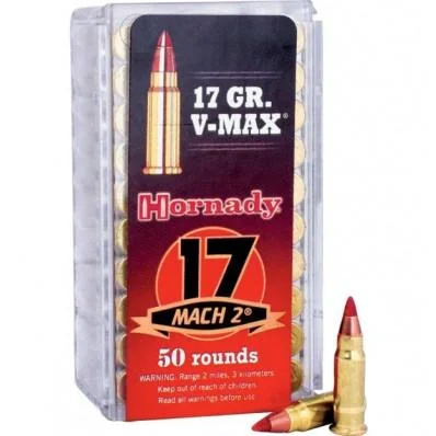 Hornady HRNDY 17HM2 17GR V-MAX 50/5000