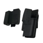 ProMag Archangel 1911 holster set, black, angled view with pistol and magazine holsters