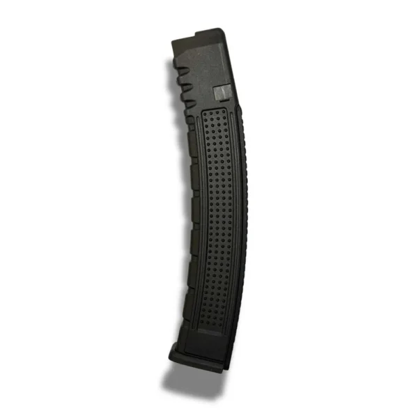 ProMag Springfield Armory Kuna Handgun Magazine, black curved side view with textured body