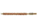 PRO-SHOT RIFLE BRUSH .22CAL BRONZE bronze spiral brush with threaded brass end, side view