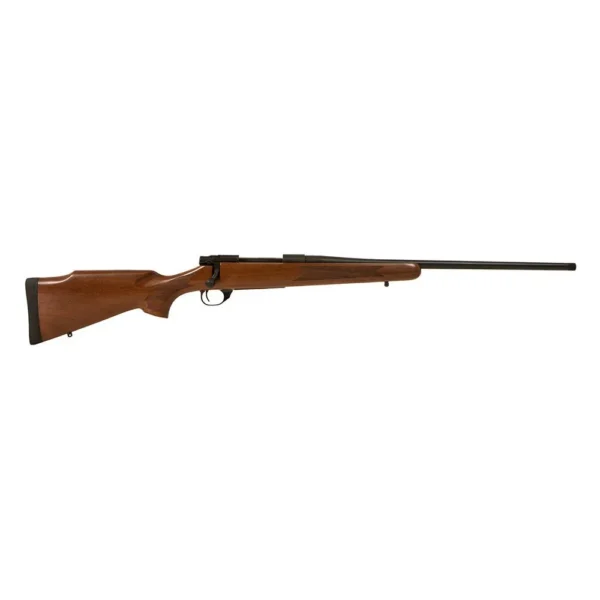 Legacy Sports International Howa Mini Action Walnut Hunter rifle, right side, brown wood stock