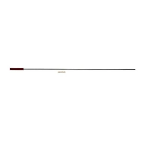 Pro-Shot Rifle Cleaning Rod, silver side view with red handle