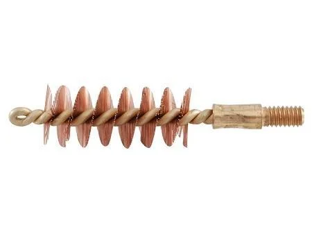 primary-52699 Pro-Shot Benchrest pistol bore brush, bronze bristles with brass core and threaded end