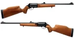 ROSSI CIRCUIT JUDGE shown from both sides with black metal barrel and brown wood stock