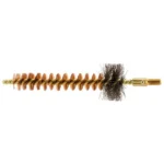 PRO-SHOT CHAMBER BRUSH AR15 bronze brush with dark bristle section, side view