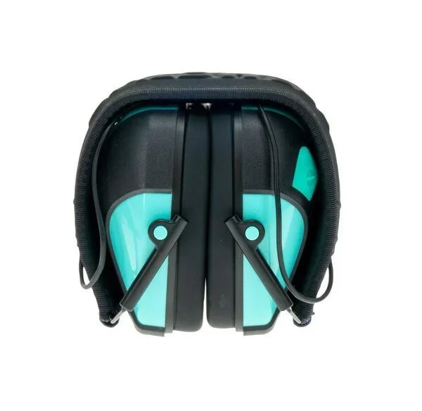 AOB Caldwell E-Max Pro 23db Electronic Earmuffs-Aqua