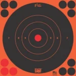 Pro-Shot Products Pro-Shot Splatter Shot 12" Orange Bullseye Target 5/ct