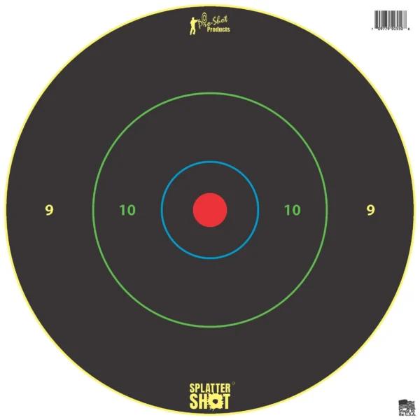 Pro-Shot Products PROSHOT 12" MULTI CLR BULLSEYE 5PK