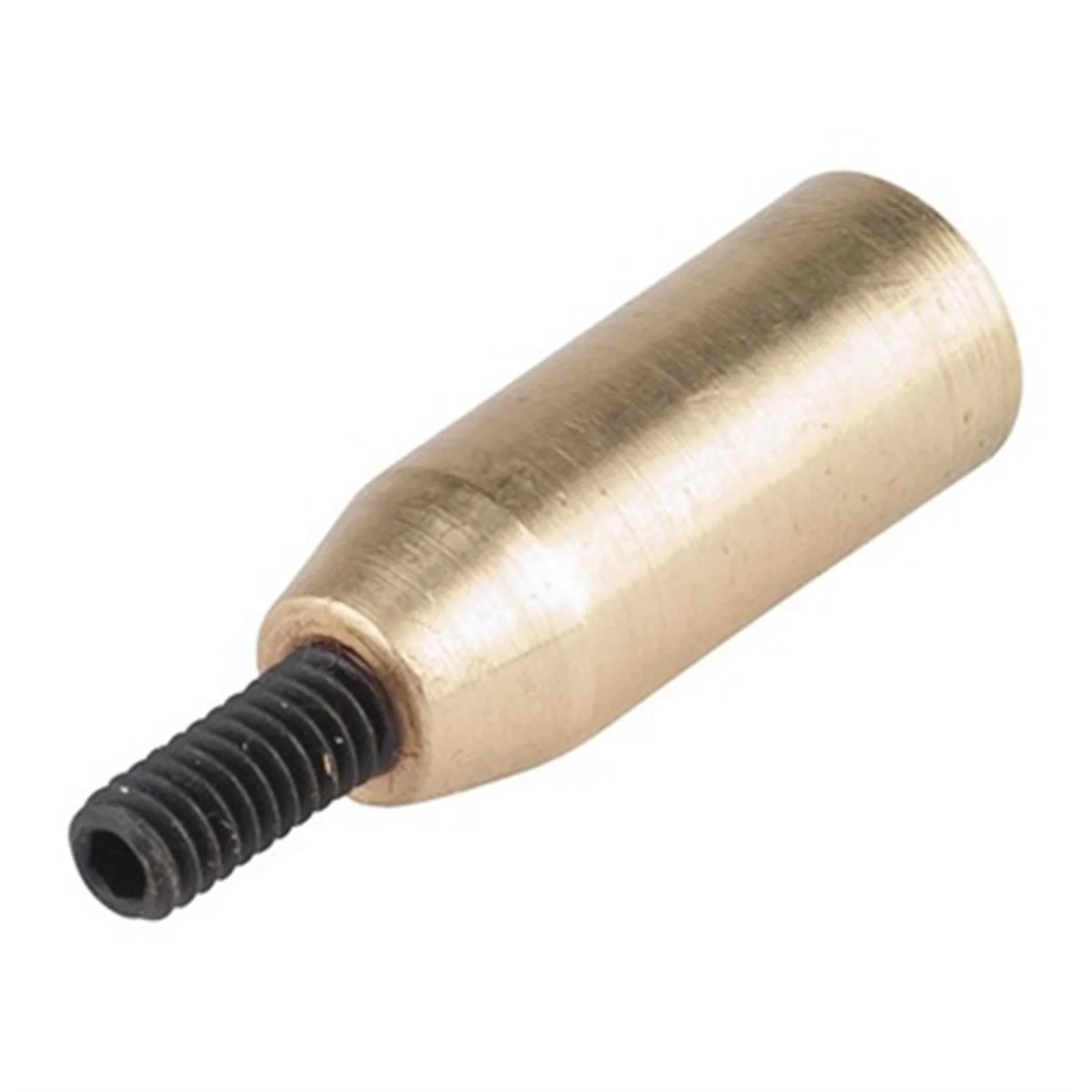 primary-52745 PRO-SHOT SHOTGUN ADAPTOR 8/32-5/16-2 brass adaptor with black threaded end, angled view