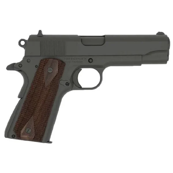Tisas Arms Corp Tisas 1911 A1 Tank Commander Pistol .45 ACP 7rd Magazines(2) 4.25'' Barrel GI Parkerized Finish