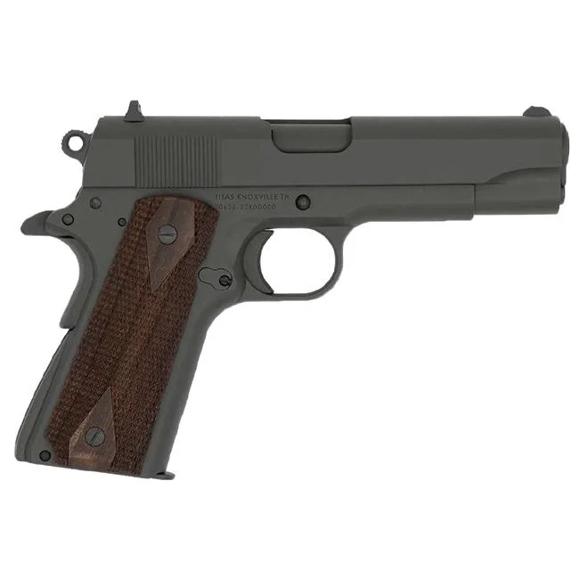 primary-52750 Tisas Arms Corp Tisas 1911 A1 Tank Commander Pistol .45 ACP 7rd Magazines(2) 4.25'' Barrel GI Parkerized Finish