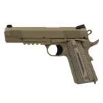 Tisas Arms Corp Tisas 1911 Raider B45R Handgun .45 Auto 8rd Magazine 5" Barrel FDE Cerakote G10 Grips