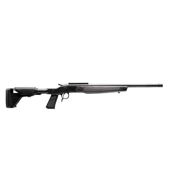 primary-5283 CVA Scout XP Rifle 450 Bushmaster Single Shot 20" Threaded Fluted Stainless Steel Barrel w/Graphite Black Stock