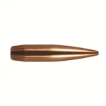Berger Hybrid Target Bullets, single copper-colored pointed bullet in side view