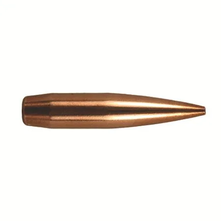 Berger Hybrid Target Bullets, single copper-colored pointed bullet in side view