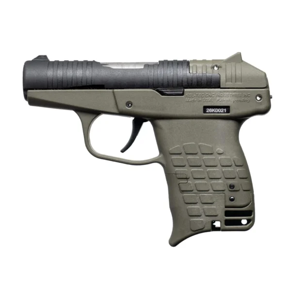 Kel-Tec Cnc Industries Inc. Kel-Tec PR3AT Handgun .380 Auto 10rd Capacity 2.85" Barrel Green Small Grip