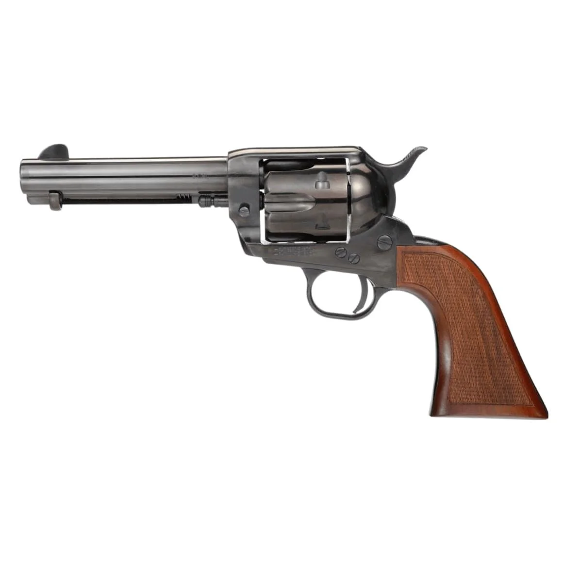 primary-529 Taylor's & Company Firearms Taylors & Company TC9 1873 SA Blued Army Handgun 9mm Luger 6rd Capacity 4.75" Barrel Checkered