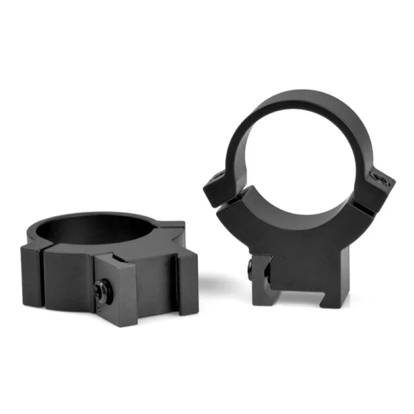 Warne Manufacturing Company Warne 722M Rimfire Rings 1" High Black