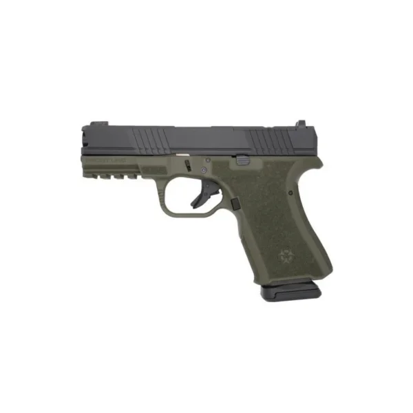 Black Rain Ordnance Inc Black Rain Frontline Handgun 9mm Luger 15rd Magazine 3.75" Barrel OD Green/Black Slide Finish Optic