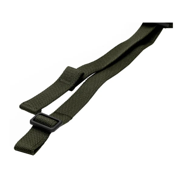 BL FORCE GMT SLING, ranger green angled view with black adjustment buckle