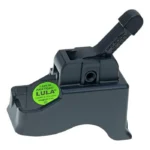 Maglula AK-47/Galil LULA Rifle Mag Loader and Unloader, black angled view with raised lever