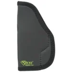 Sticky Holsters Large Sticky Pocket Holster, grey and black, left side view
