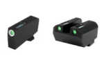 Truglo TFX Tritium/Fiber-Optic Day/Night Sight Set fits GLOCK 17 / 17L 19 22 23 24 26 27 33 34 35 38 and 39 (Suppressor Low)