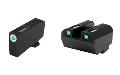 Truglo TFX Tritium/Fiber-Optic Day/Night Sight Set fits GLOCK 17 / 17L 19 22 23 24 26 27 33 34 35 38 and 39 (Suppressor Low)