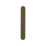 B5 Systems Rail Cover M-LOK, coyote brown top view with horizontal grooves
