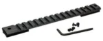 Warne Tactical 1PC REM SA matte black rail with mounting screws and hex key