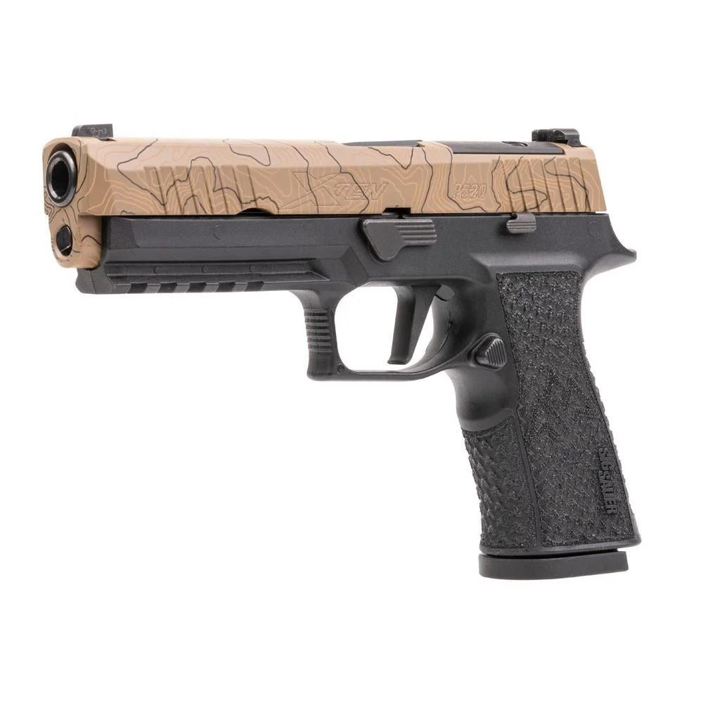 primary-53179 Sig Sauer P320-XTEN Endure Handgun 10mm Auto 15rd Magazines(3) 5" Barrel Topographic Pattern Slide