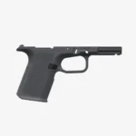 MAGPUL EHG RG9 GRIP RXM COMPACT GRY, gray grip frame in right-side view