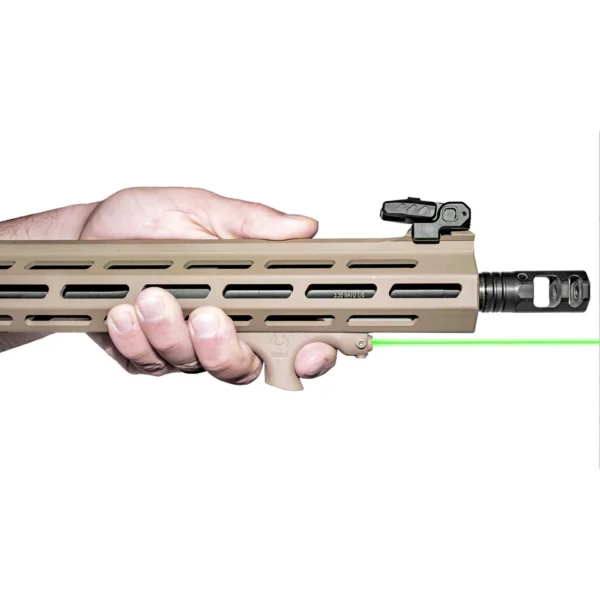 Viridian Green Laser Viridian HS1 FDE Handstop with Green Laser M-LOK Mounting