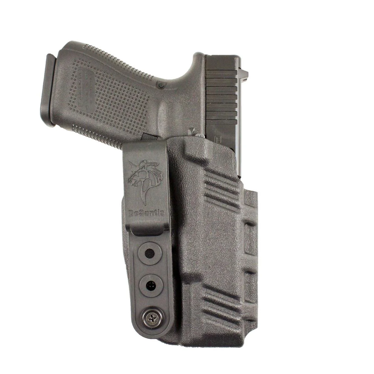 primary-53274 Desantis Leather Goods Co. Desantis #137 Slim-Tuk IWB Holster for S&W Bodyguard 2.0 Optic Ready Black Ambi
