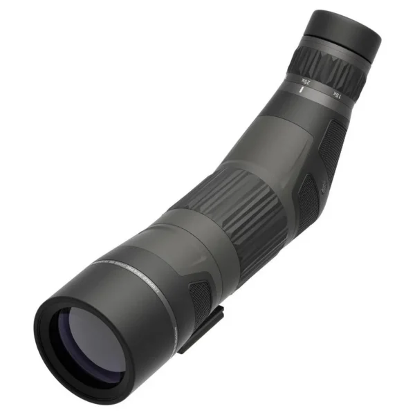 Leupold SX-4 Pro Guide HD Gen 2 Spotting Scope, angled dark gray body in front three-quarter view