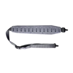 Blackpowder Products Inc-Quake Quake Claw 2.0 rifle sling, stone camo top view with swivels