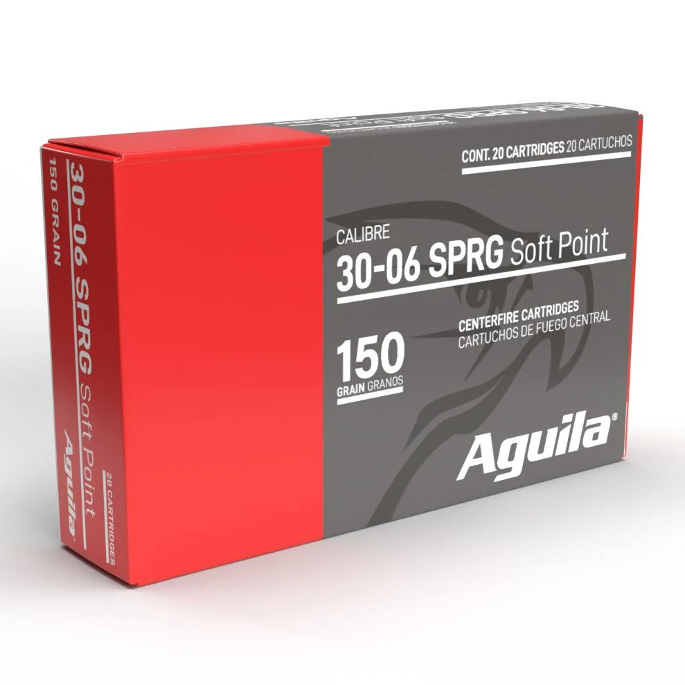 primary-53390 TXAT - DBA Aguila Ammunition Aguila Rifle Ammunition 30-06 Sprg 150gr SP 2900 fps 20/ct