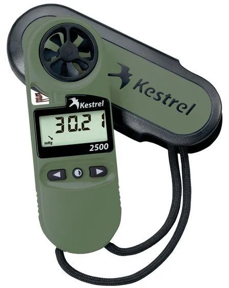 KESTREL METERS Kestrel 2500NV Weather Meter / Digital Altimeter +NV Backlight - Olive Drab