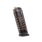 ELITE TACTICAL SYSTEMS GROUP Elite Tactical Systems Carbon Smoke Handgun Magazine for Glock 17 9mm Luger 17/rd