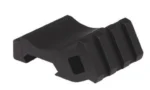 Weaver Tactical Offset Rail Adaptor black angled top view with stepped rail slots