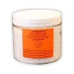 Tannerite Single Exploding Target clear one-pound jar with white lid and orange label, front view