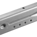 MAG RUGER P89/95, silver magazine in angled right-side view with witness holes