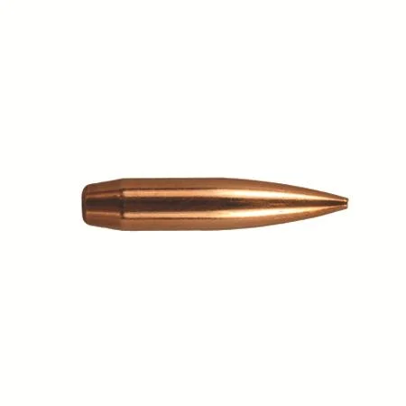 Berger Match Grade Target Bullets, copper-colored pointed bullet in side view