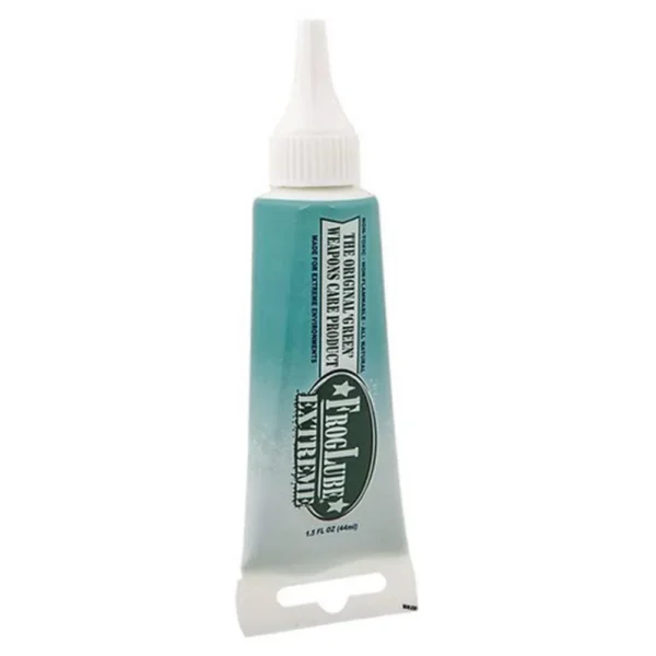 FrogLube CLP Extreme, white squeeze tube with teal label and pointed nozzle