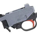 Ruger Red BX-Trigger for 10/22 & CHR, gray and black trigger assembly with red trigger