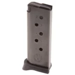 Sturm Ruger & Co Ruger Handgun Magazine w/Extended Floorplate for LCP .380 Auto 6/rds Black