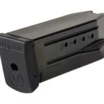 Ruger SR9C Handgun Magazine with Extension black magazine in angled side view