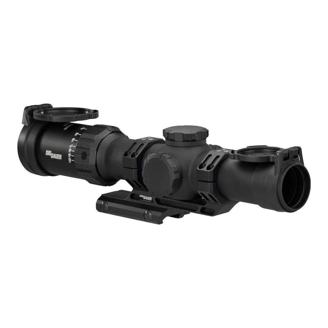 primary-53493 Sig Sauer TANGO-MSR LPVO Tactical Rifle Scope COMPACT 1-10X24 30mm SFP Illum BDC 10 W/ Mount