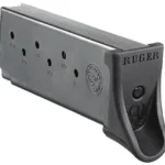 Ruger LC9/EC9S magazine in angled side view with black extension