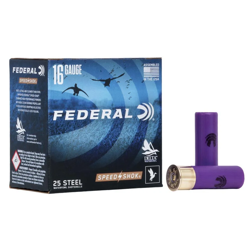 primary-53506 Federal FED SPEED SHOK 16GA 2.75" #4 25/250